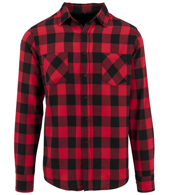Checked flannel shirt