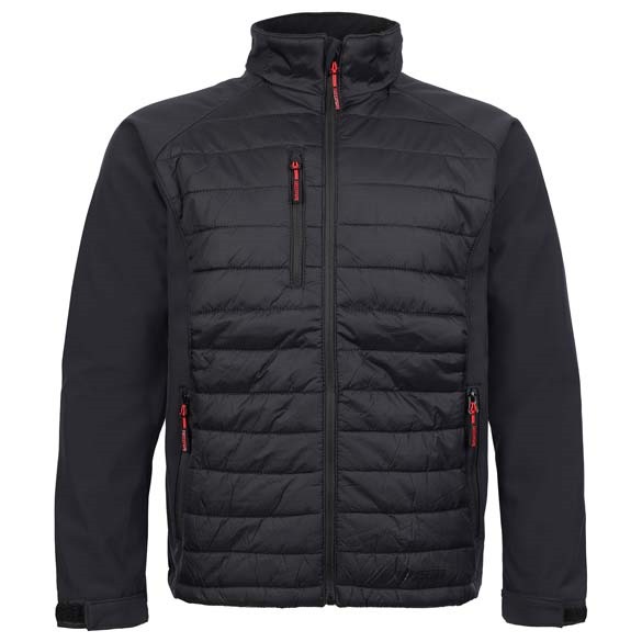 TUFFSTUFF SNAPE RIPSTOP NYLON AND SOFTSHELL JACKET