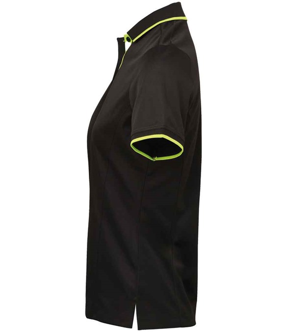 Premier Ladies Contrast Coolchecker® Piqué Polo Shirt