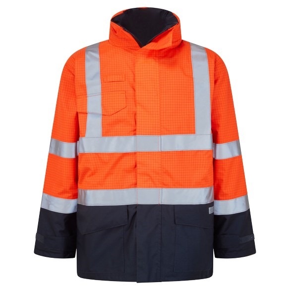 Bizflame Rain Hi-Vis Constrast FR Jacket