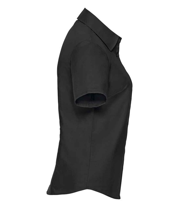 Russell Athletic Collection Ladies Short Sleeve Easy Care Oxford Shirt