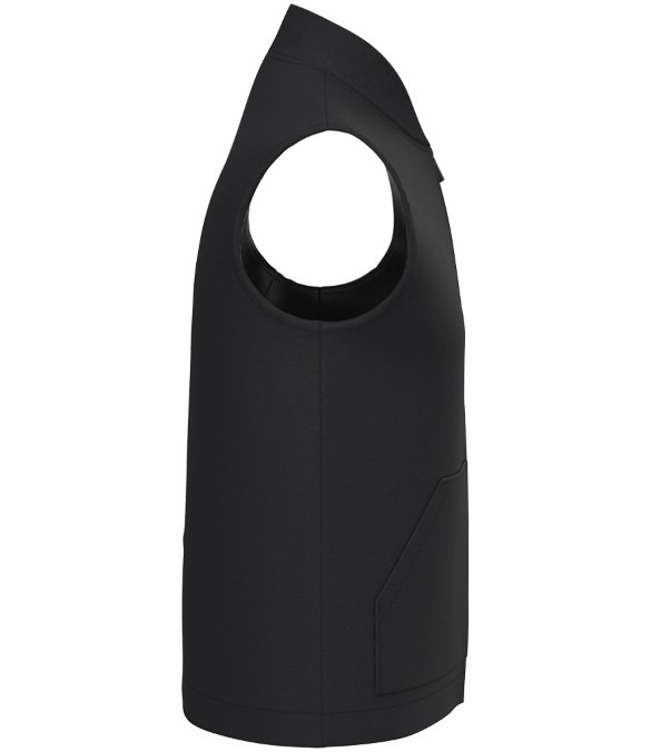 Native Spirit Unisex Twill Bodywarmer with Varsity Collar