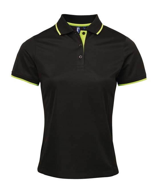 Premier Ladies Contrast Coolchecker&#174; Piqu&#233; Polo Shirt