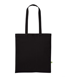 Organic cotton shopper long handle