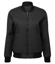 Women's quilted flight jacket