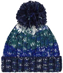 Beechfield Corkscrew Pom Pom Beanie