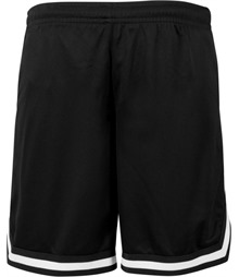 Two-tone mesh shorts
