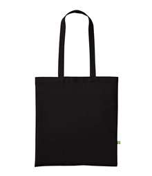 Organic cotton shopper long handle
