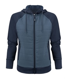 Ladies Keyport Full Zip Hooded Hybrid Jacket