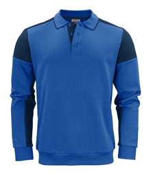 Long Sleeve Polo Sweatshirt
