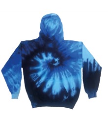 Rainbow tie-dye hoodie