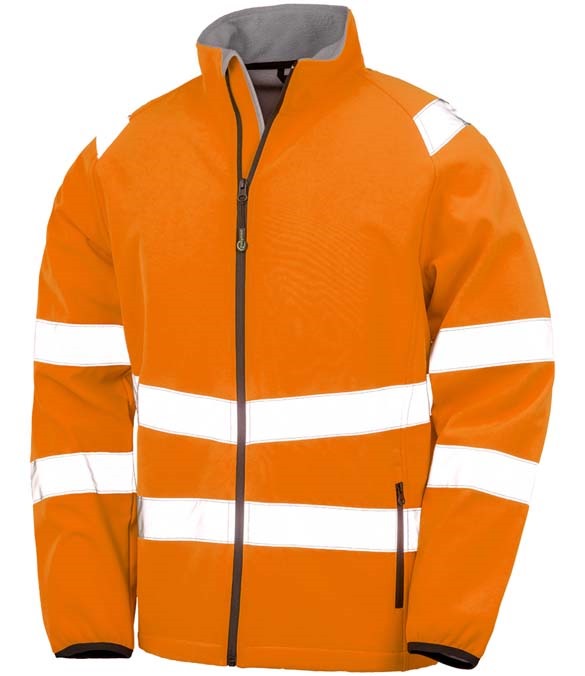 Result Genuine Recycled Printable Safety Soft Shell Jacket