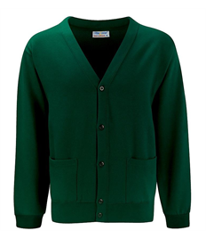 WOODLANDS CARDIGAN WITH SCHOOL LOGO (FREE DELIVERY)