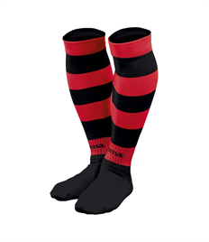 Red and Black Home kit Socks