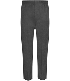 Zero half zip pull up trousers Grey